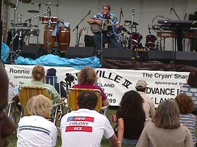 Ronnie Rice on Stage at Maryville Acadamy